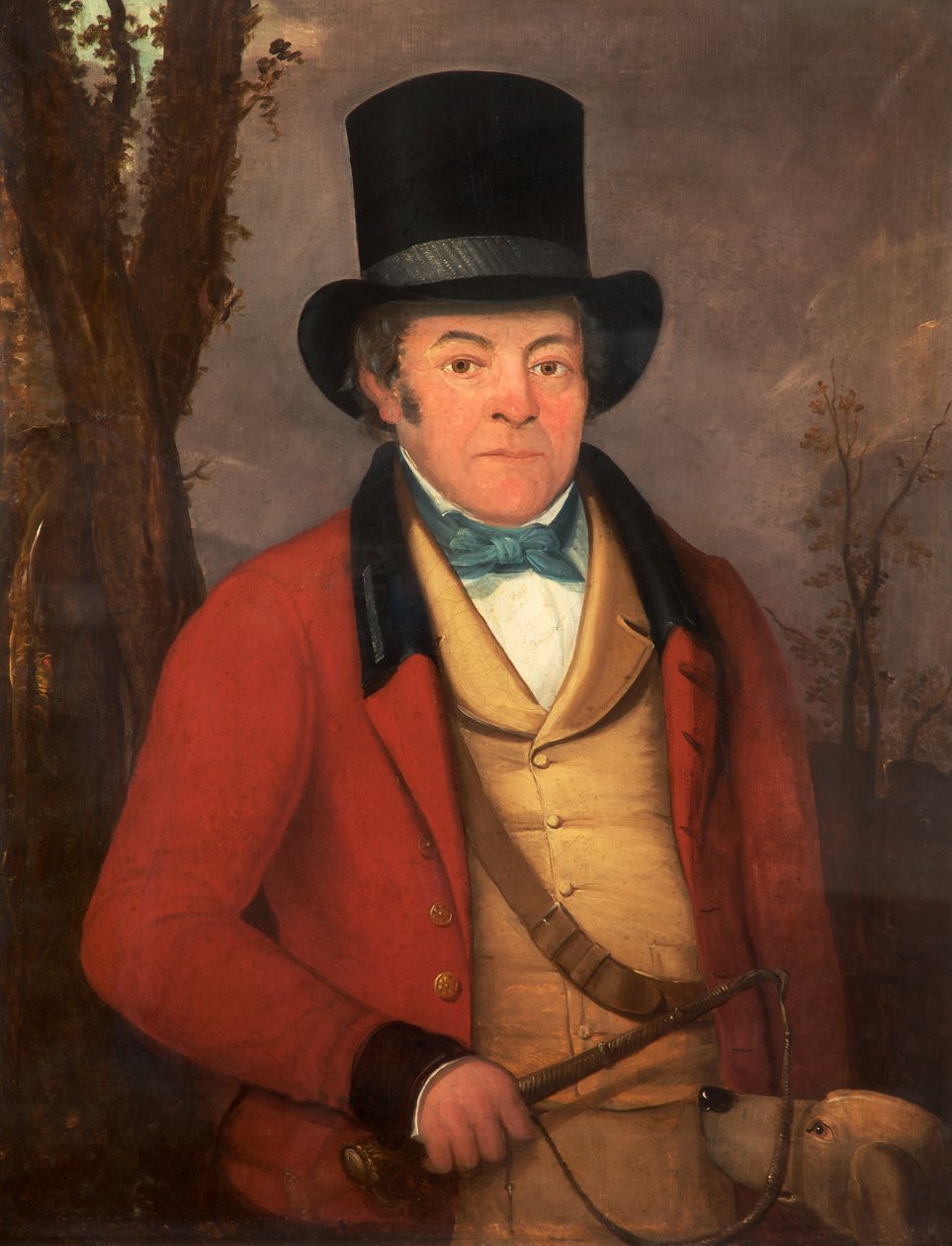 Joseph Hall, mistrz polowania na Staleya, ok. 1840-60 autorstwa English School