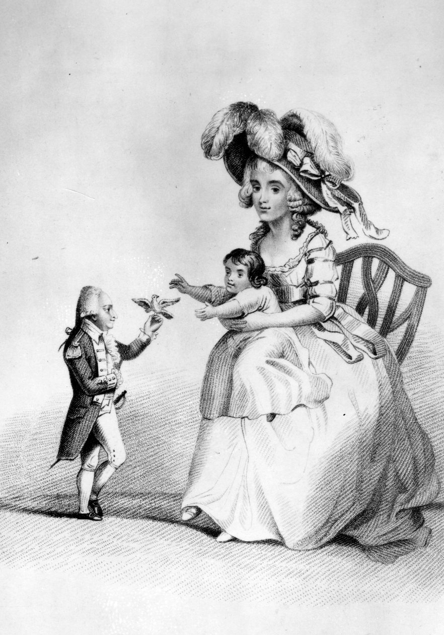 Józef Boruwlaski, ilustracja z „Traktatów historyczno-biograficznych Smeetona”, wyd. 1820 autorstwa English School