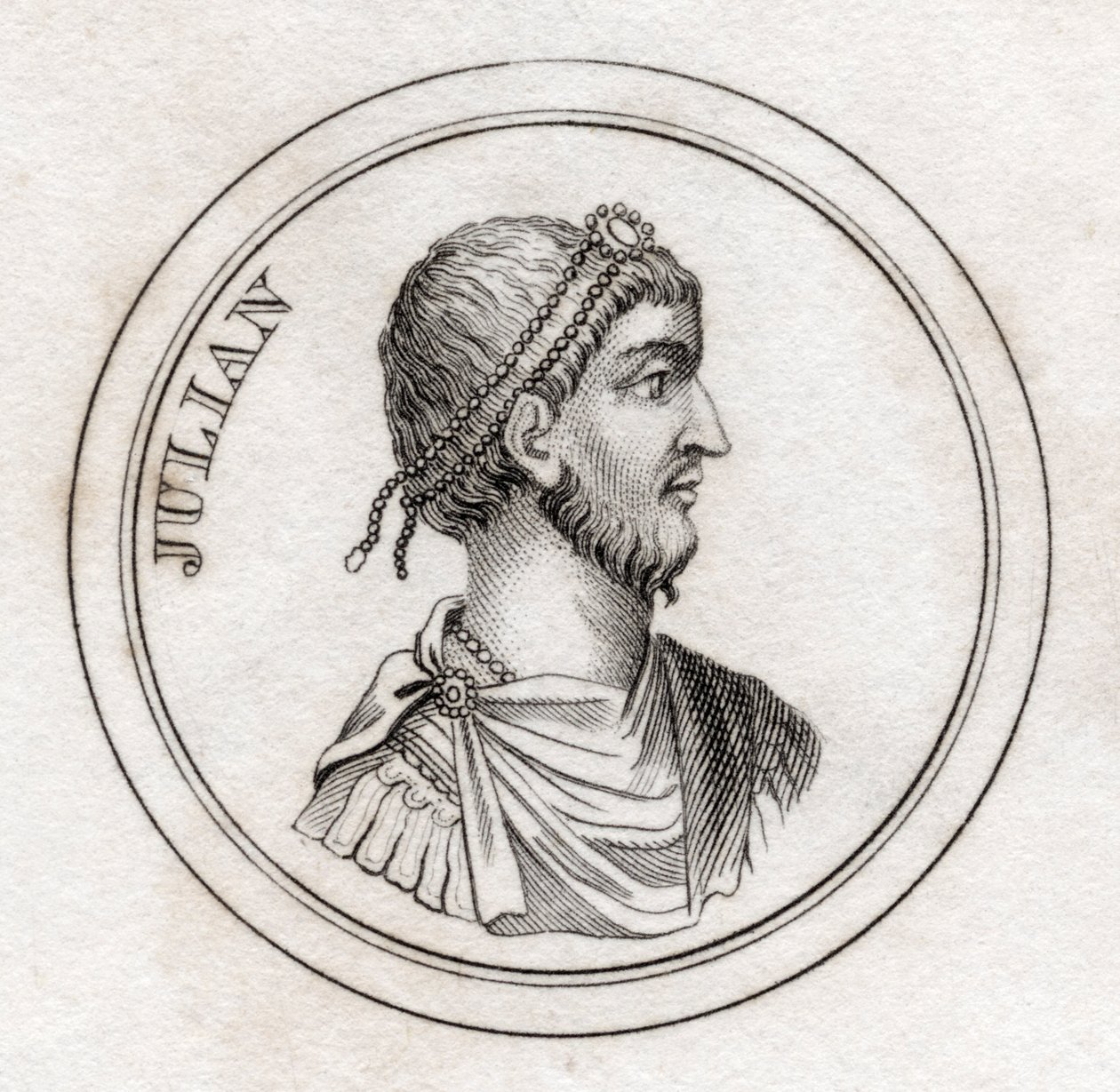 Julian Apostata, ze „Słownika historycznego Krabba”, opublikowanego w 1825 r. autorstwa English School