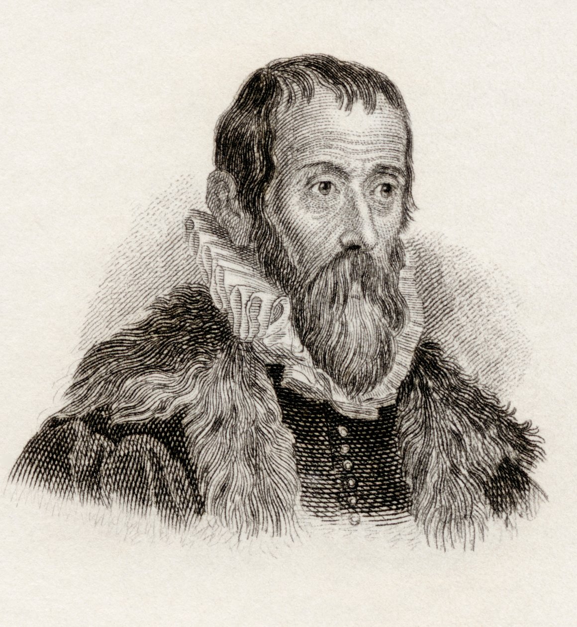 Justus Lipsius, ze „Słownika historycznego krabów”, opublikowanego w 1825 r. autorstwa English School