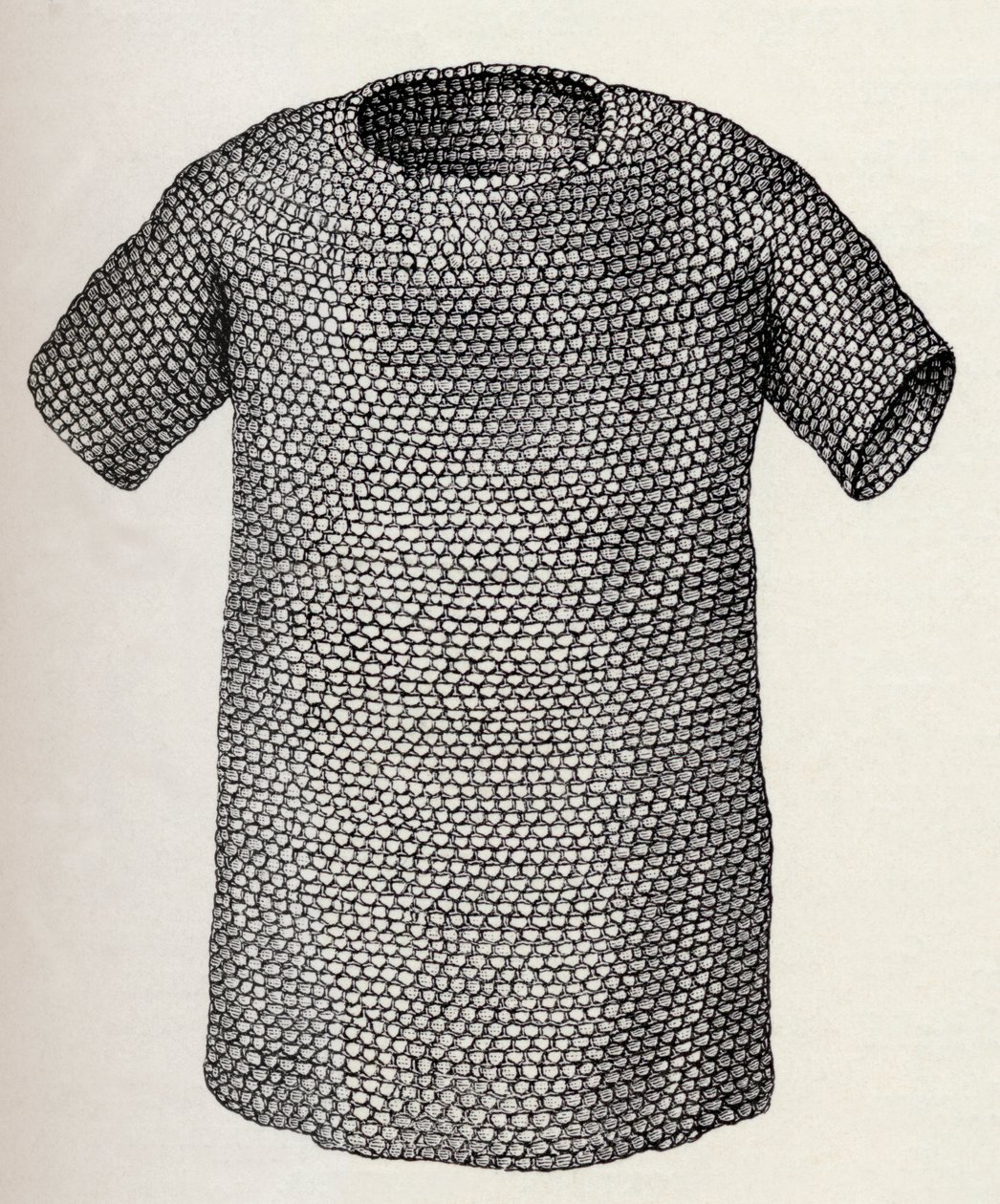 Jutish lub duński płaszcz pocztowy sprzed 450 rne, z Krótka historia Anglików J. R. Greena, opublikowanej w 1893 r. autorstwa English School