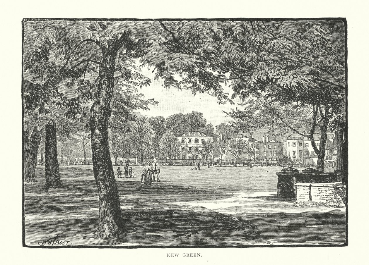 Kew Green (grawerunek) autorstwa English School