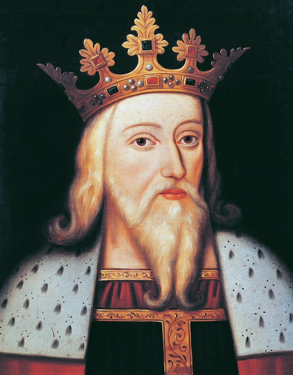 Król Edward III (olej na desce) autorstwa English School