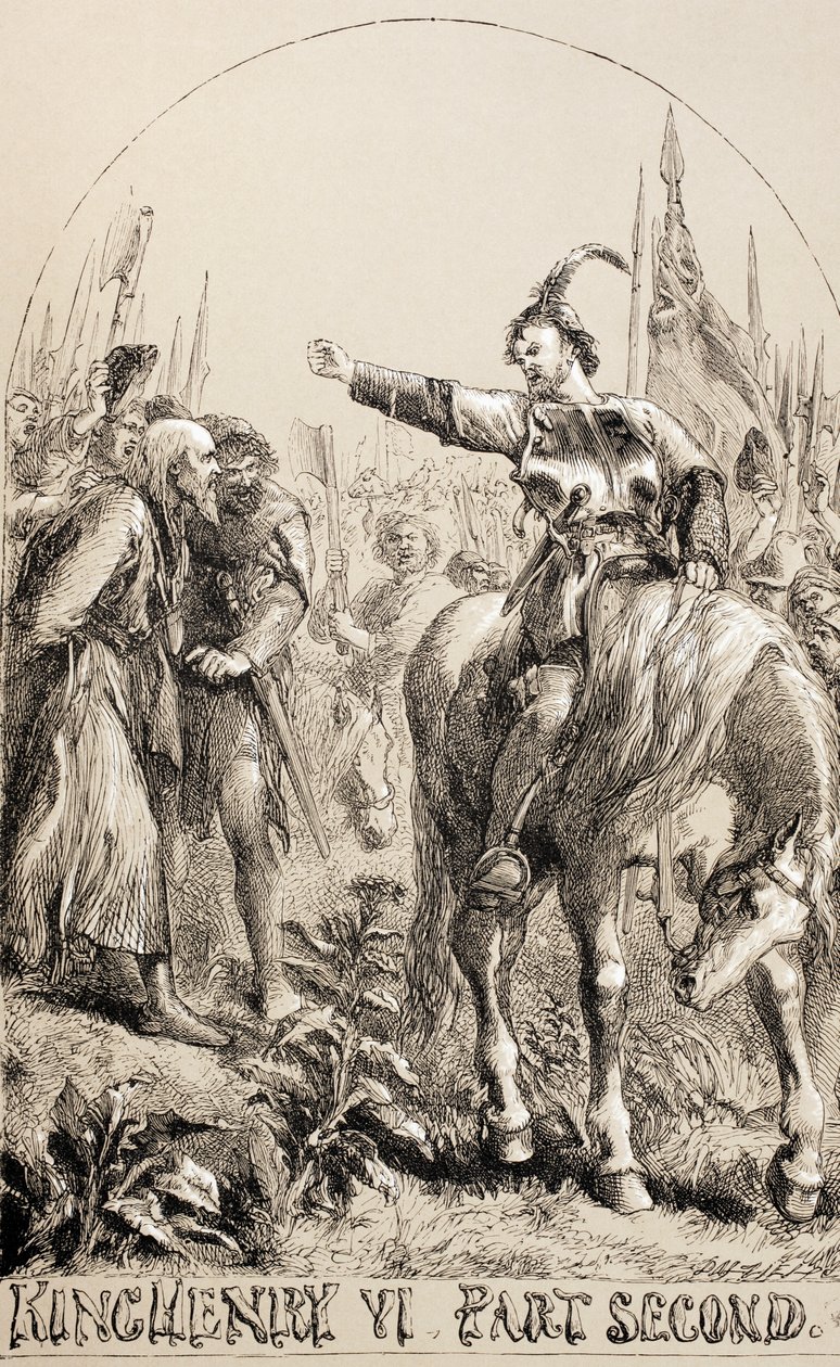 Król Henryk VI, część II, 1890 autorstwa English School