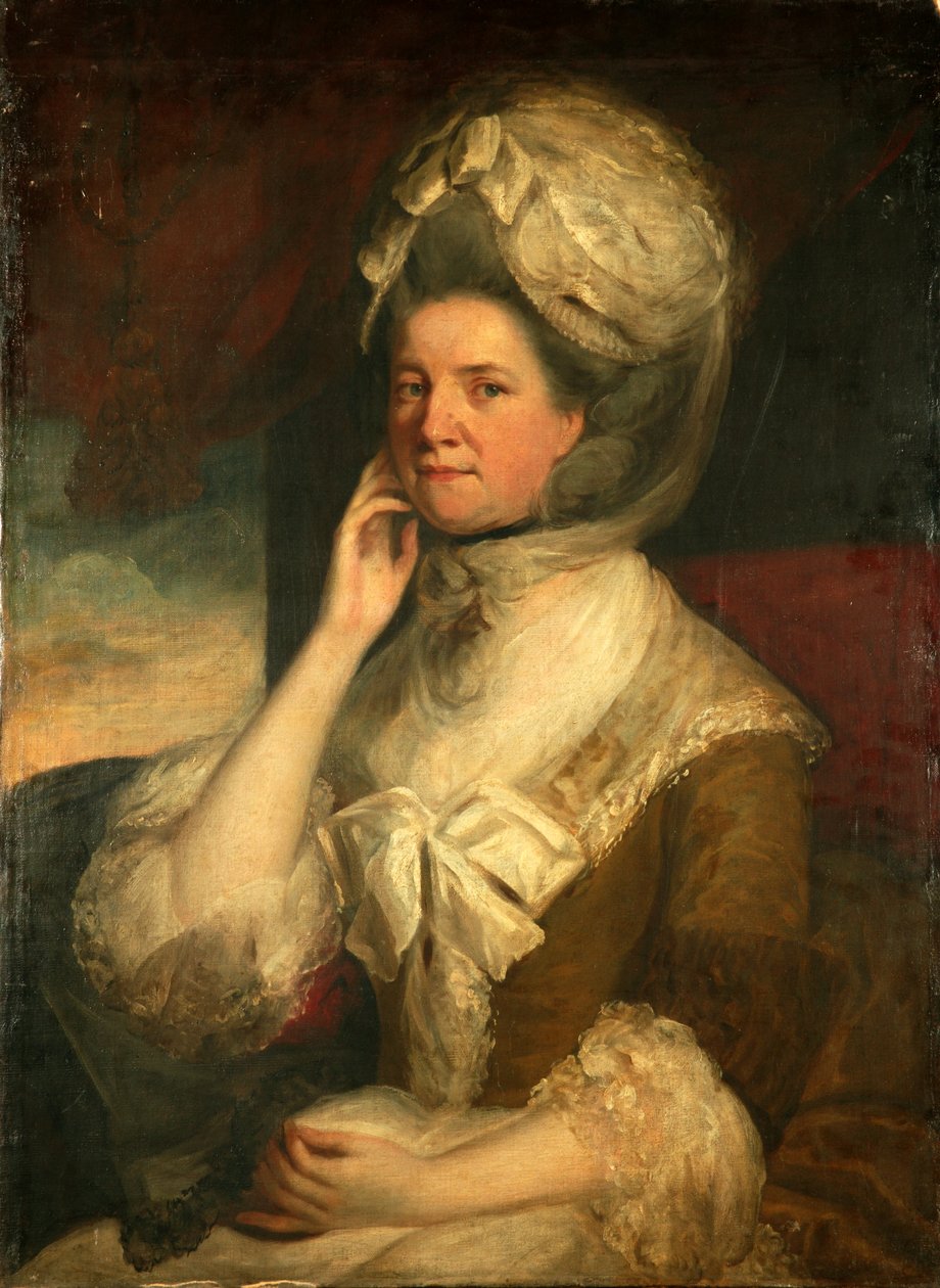 Lady Gordon (olej na płótnie) autorstwa English School