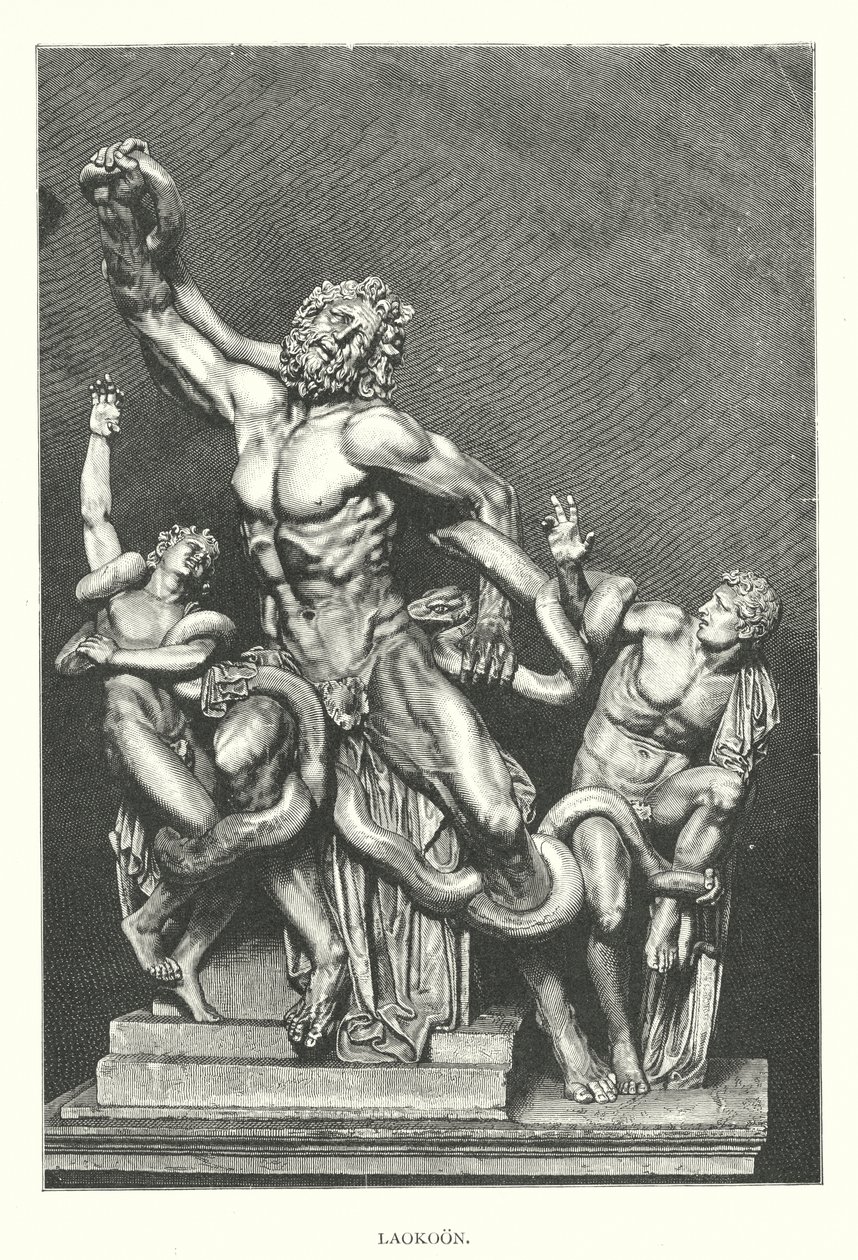 Laocoon (rycina) autorstwa English School