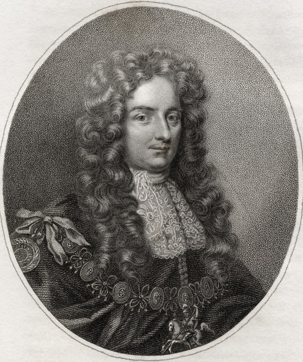 Laurence Hyde, sztych. Bocquet, ilustracja z „Katalogu autorów królewskich i szlacheckich, tom IV”, wydanego w 1806 r. autorstwa English School