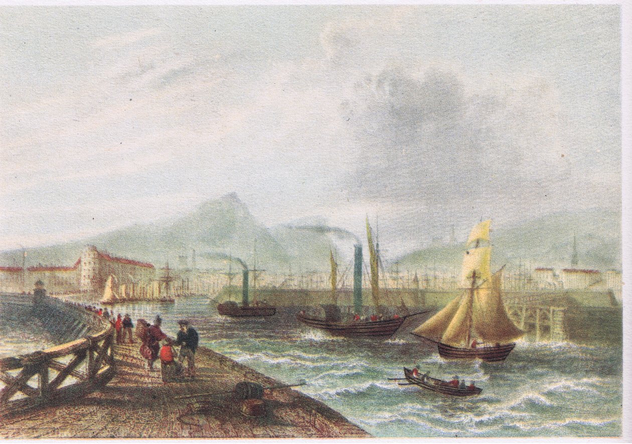Port Leith 1842 autorstwa English School
