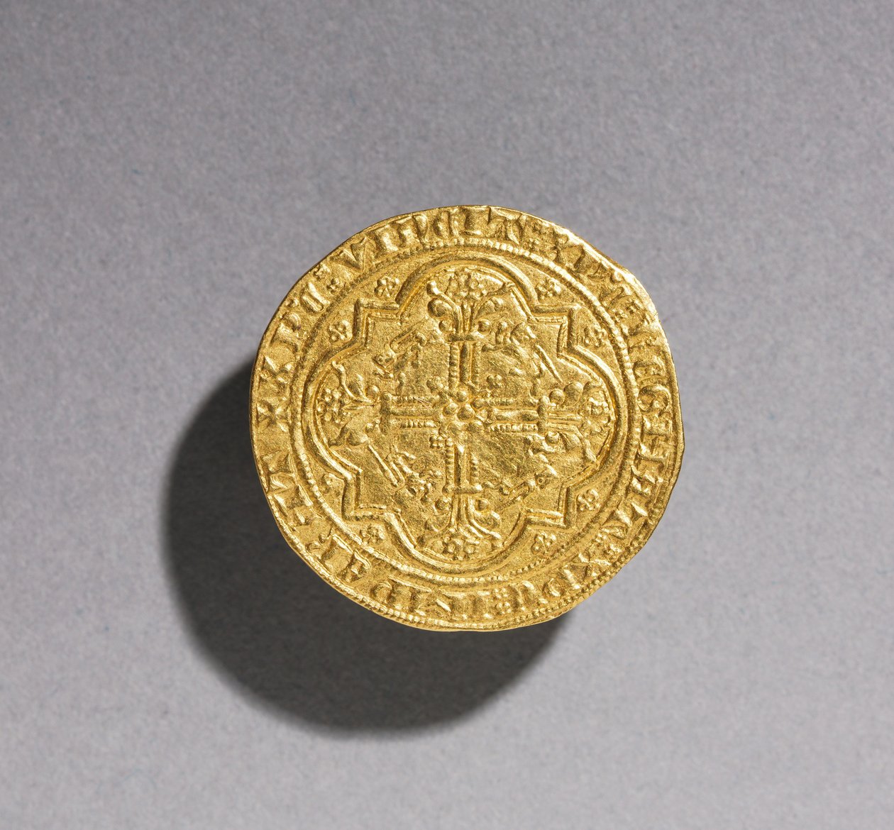 Lampart d „Or Edwarda III Anglii autorstwa English School