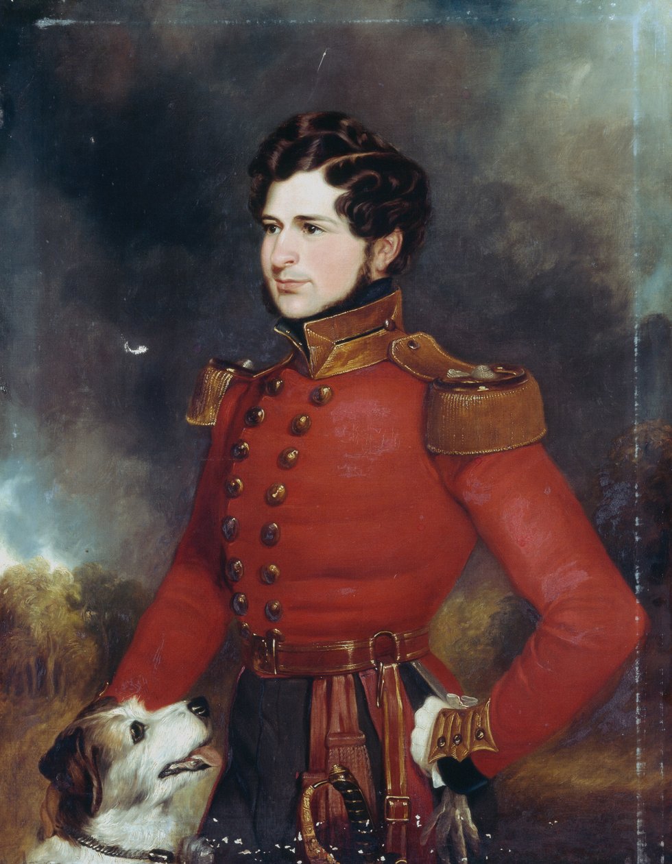 Porucznik Edward Hope Smith Bowdich (1822-82) ok. 1840 autorstwa English School