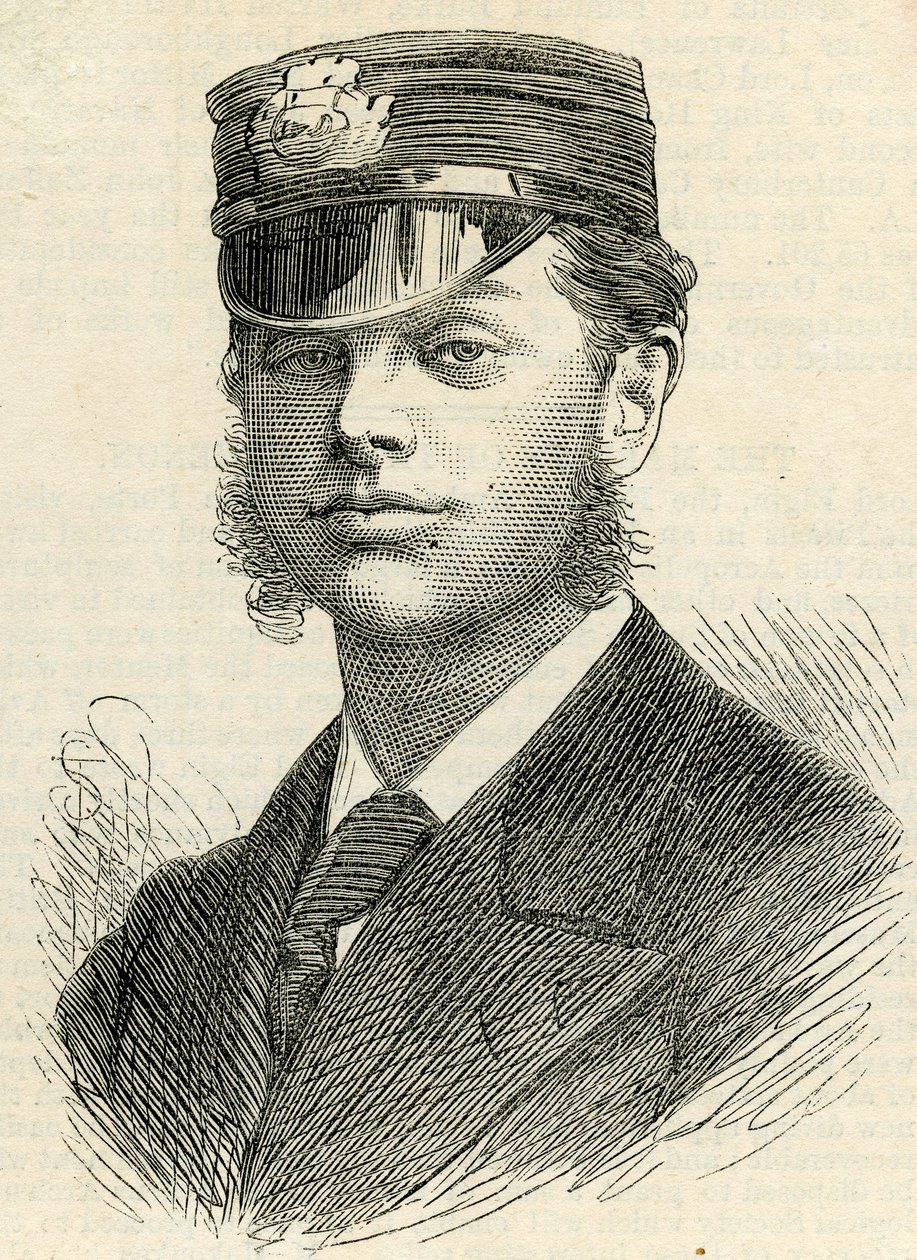 Porucznik R.H. Archer, 1875 autorstwa English School