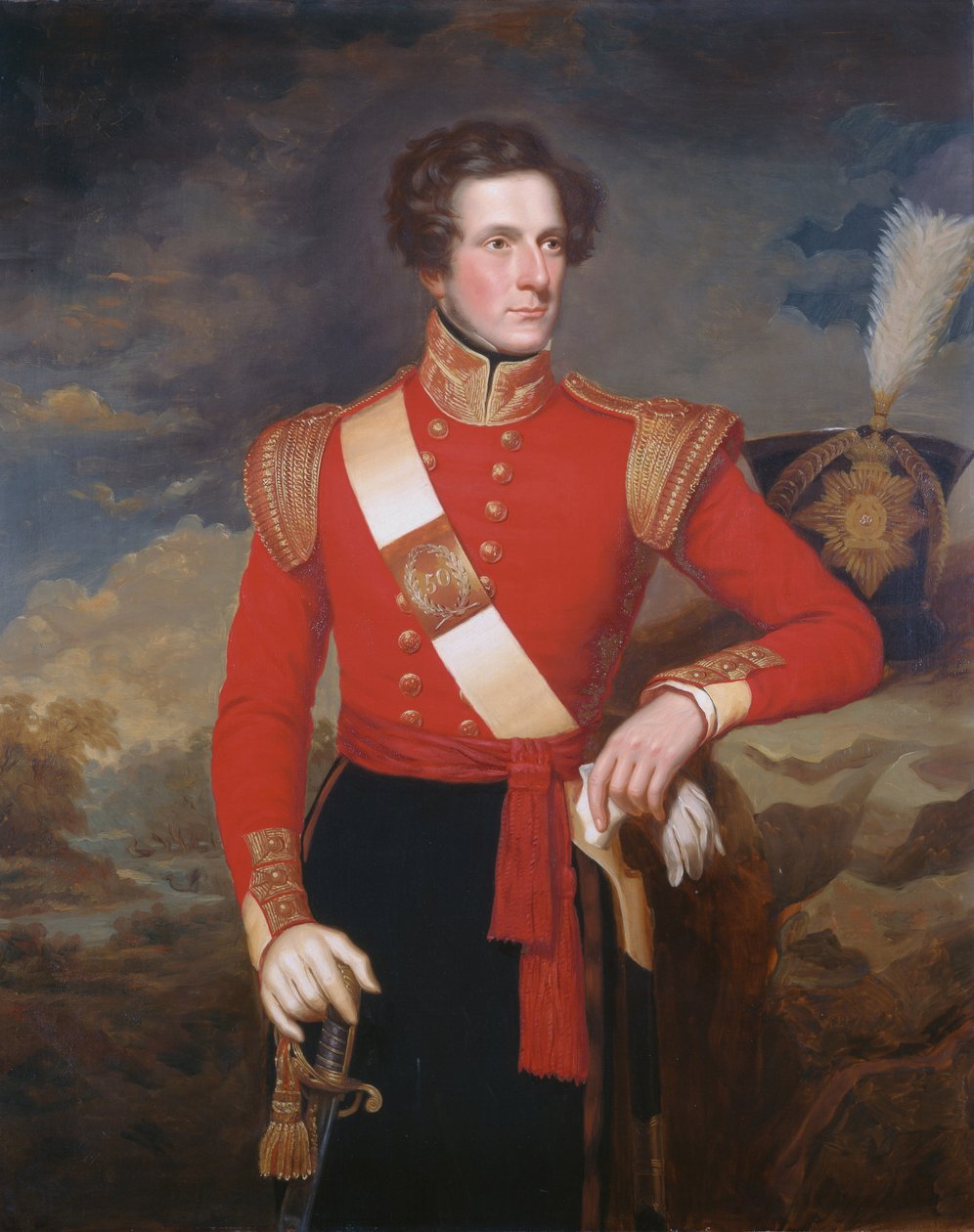 Porucznik Robert Hay (1813-46) c.1838 autorstwa English School