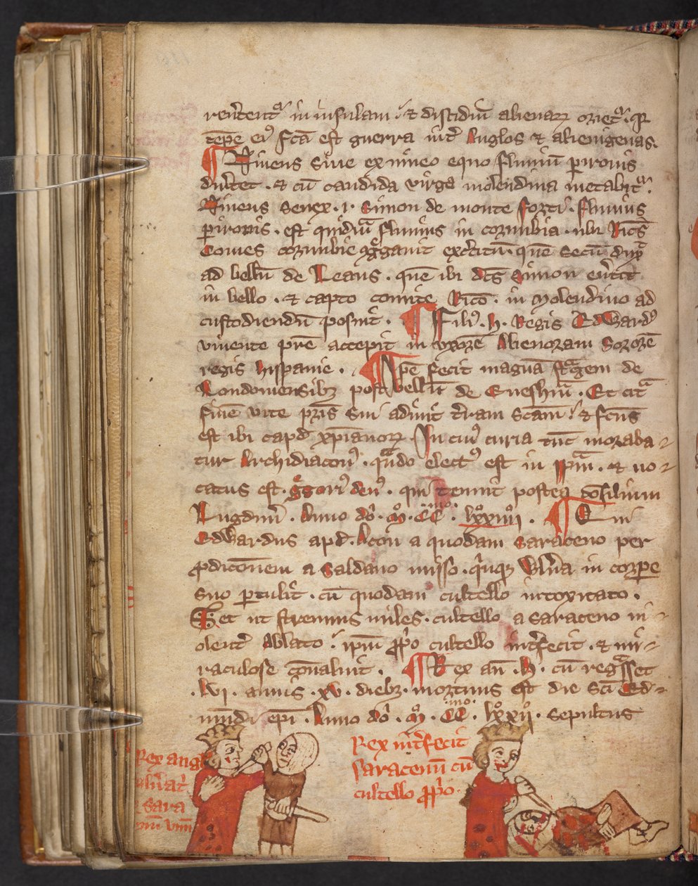 Ewangelie z Lindisfarne, Cotton MS Nero A IV, f. 110v (welin) autorstwa English School