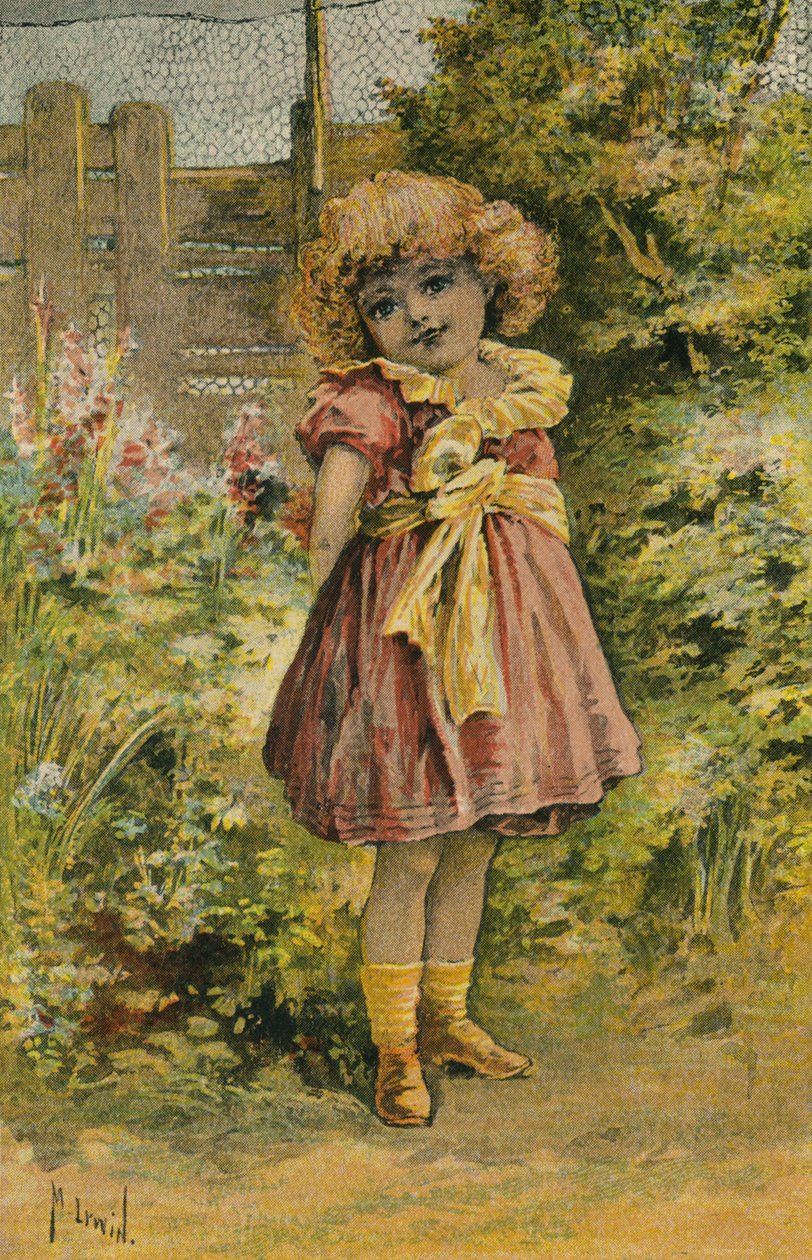 Lizzy (kolorowa litografia) autorstwa English School