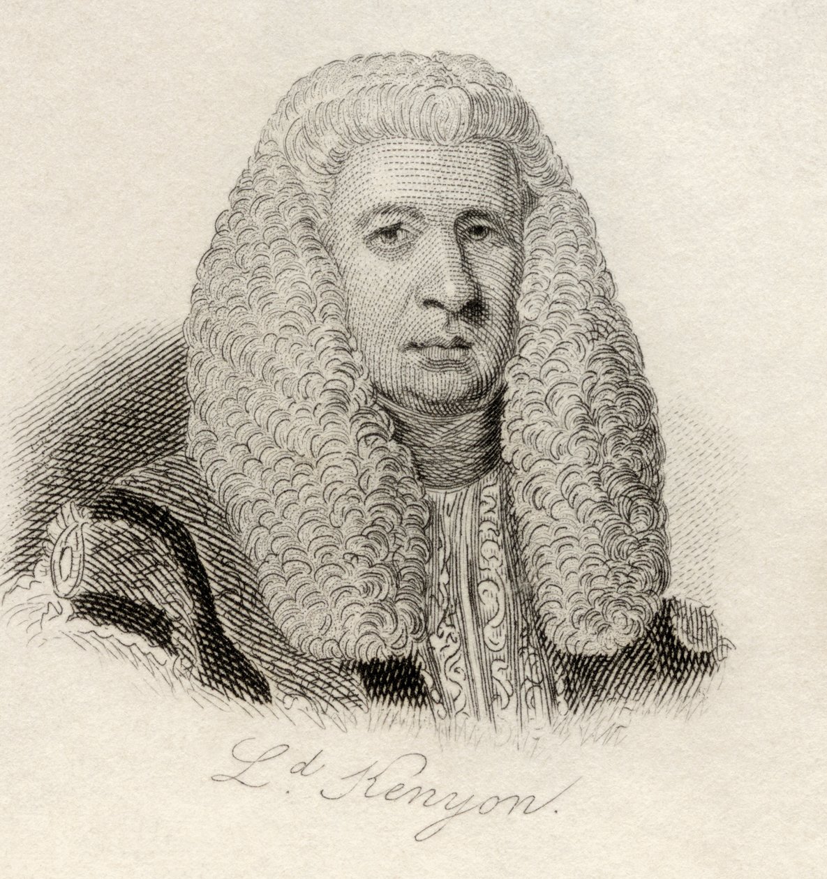 Lloyd Kenyon, ze „Słownika historycznego Krabba”, opublikowanego w 1825 r. autorstwa English School
