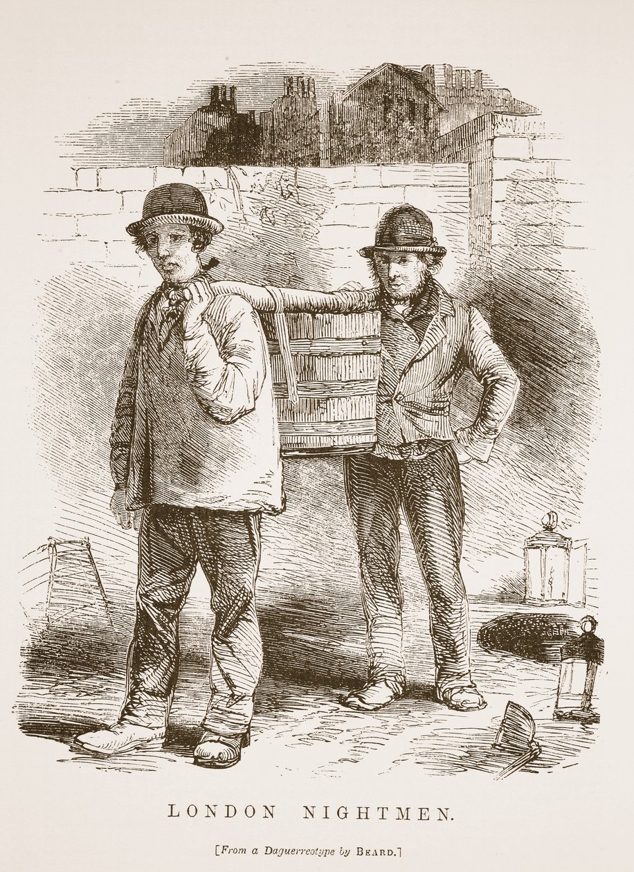 London Nightmen, z dagerotypu Richarda Bearda, ilustracja z London Labour i London Poor Henry