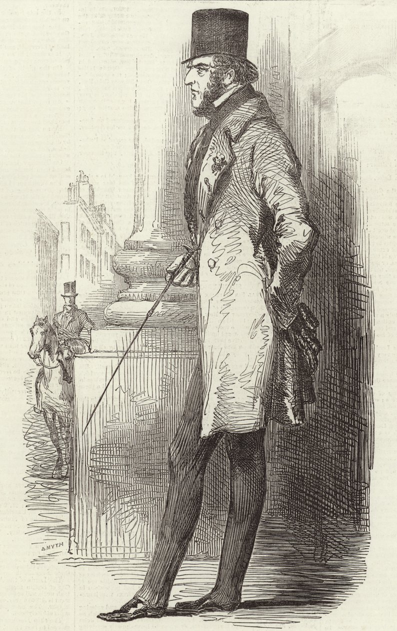 Lord George Bentinck (rycina) autorstwa English School