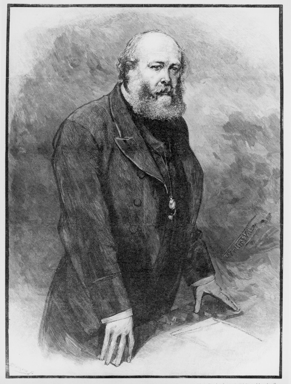 Lord Salisbury mówi o panu Brightu w Izbie Lordów, 1889 autorstwa English School