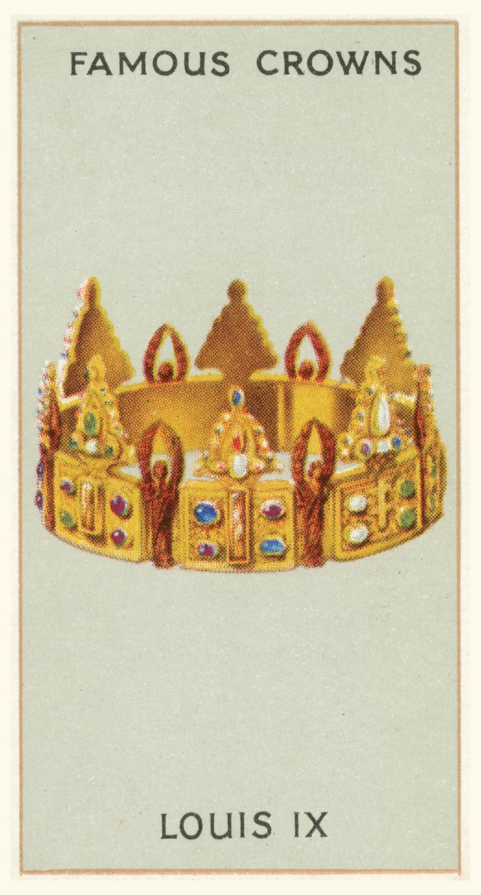 Ludwik IX (chromolit) autorstwa English School