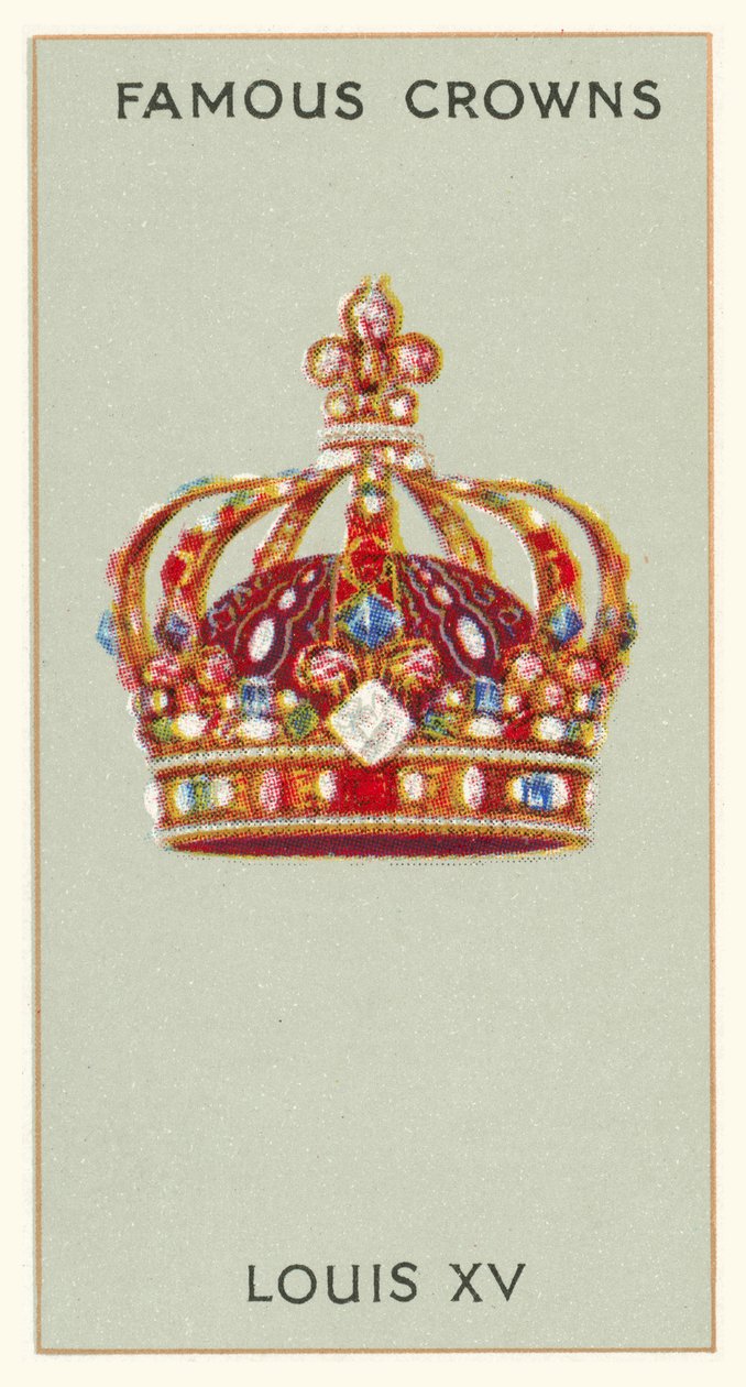 Ludwik XV (chromolit) autorstwa English School