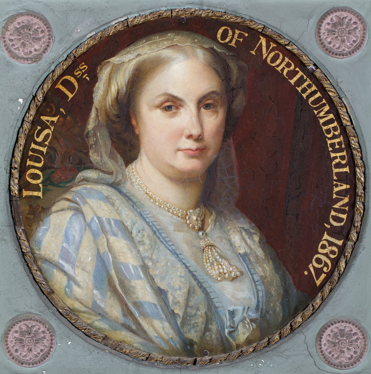 Louisa, szósta księżna Northumberland (olej) autorstwa English School