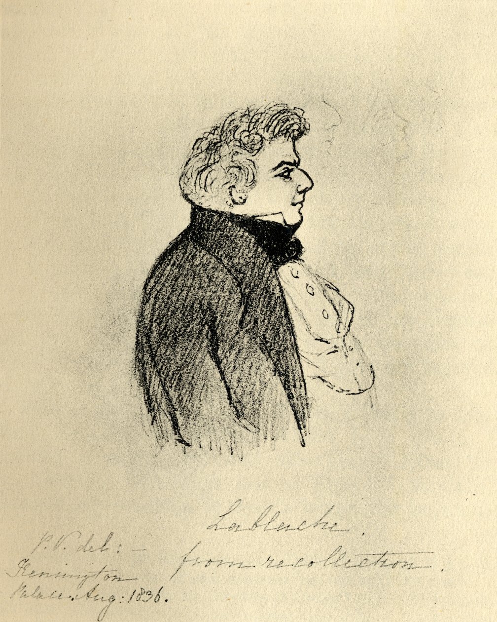 Luigi Lablache (1784-1858) (grawerowanie) autorstwa English School