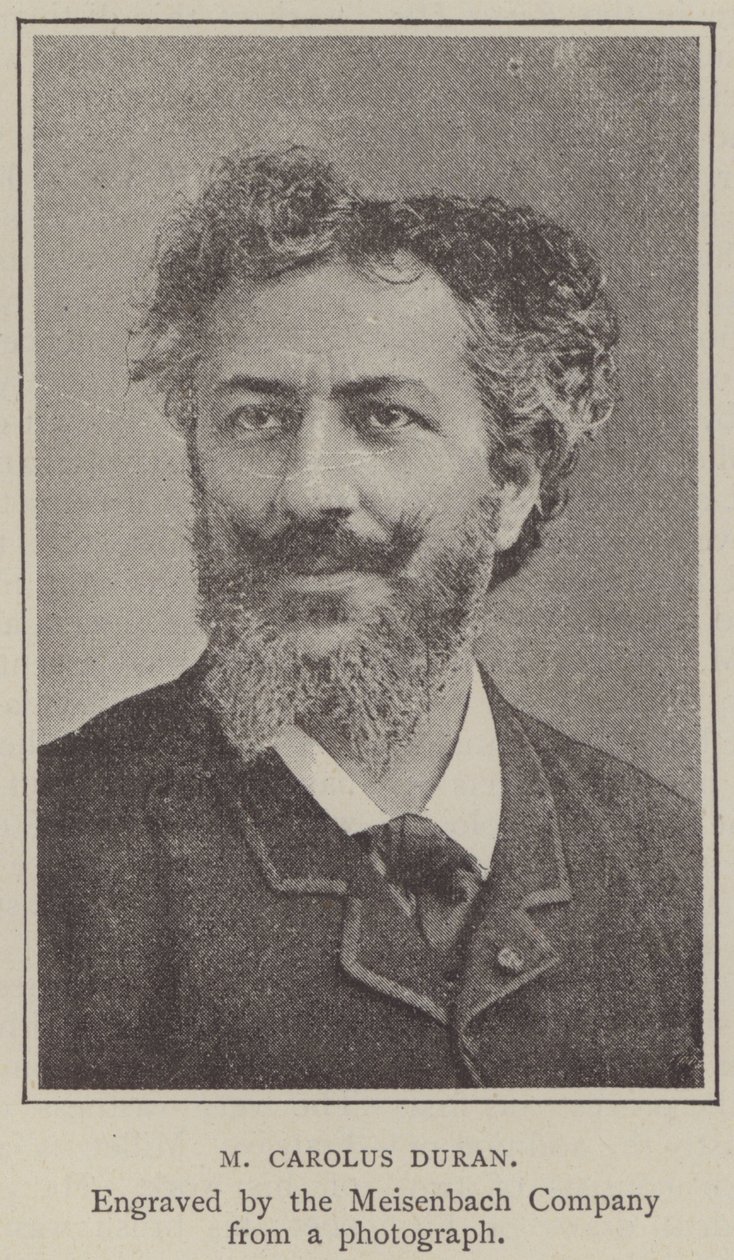 M Carolus Duran (rycina) autorstwa English School