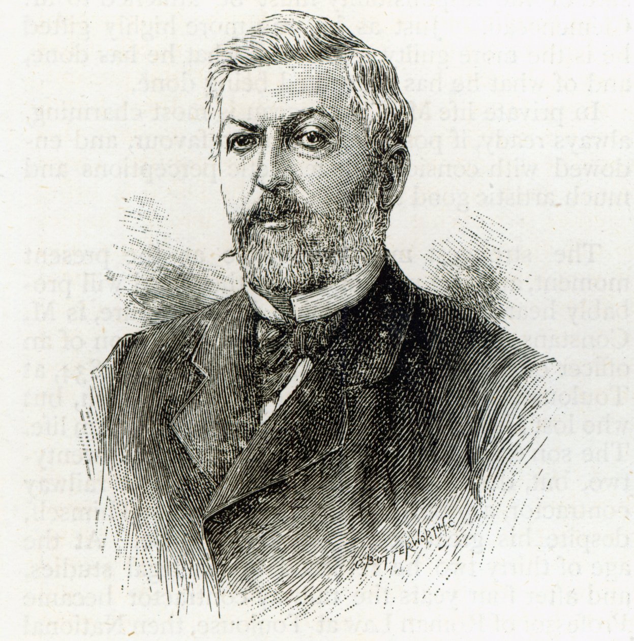 M. Constans, z „Godziny wypoczynku”, 1891 autorstwa English School