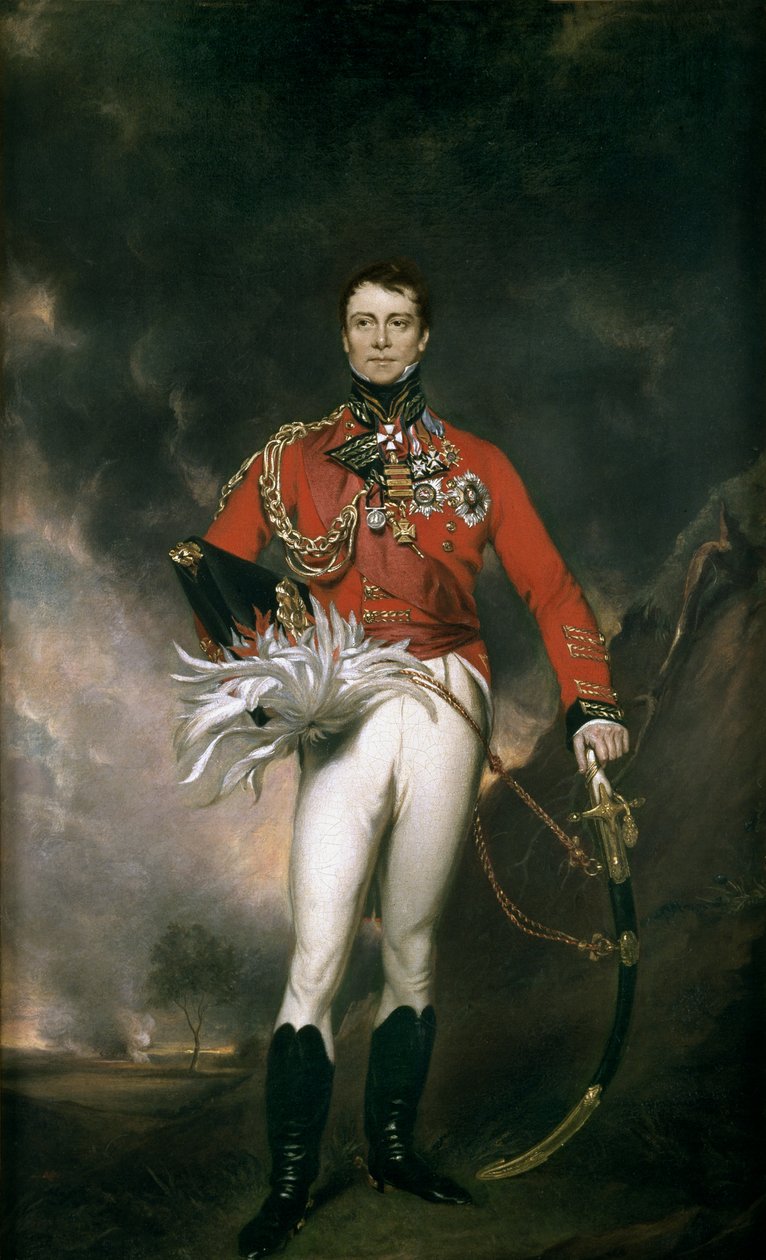 Generał major Sir James Kempt, c.1824 autorstwa English School