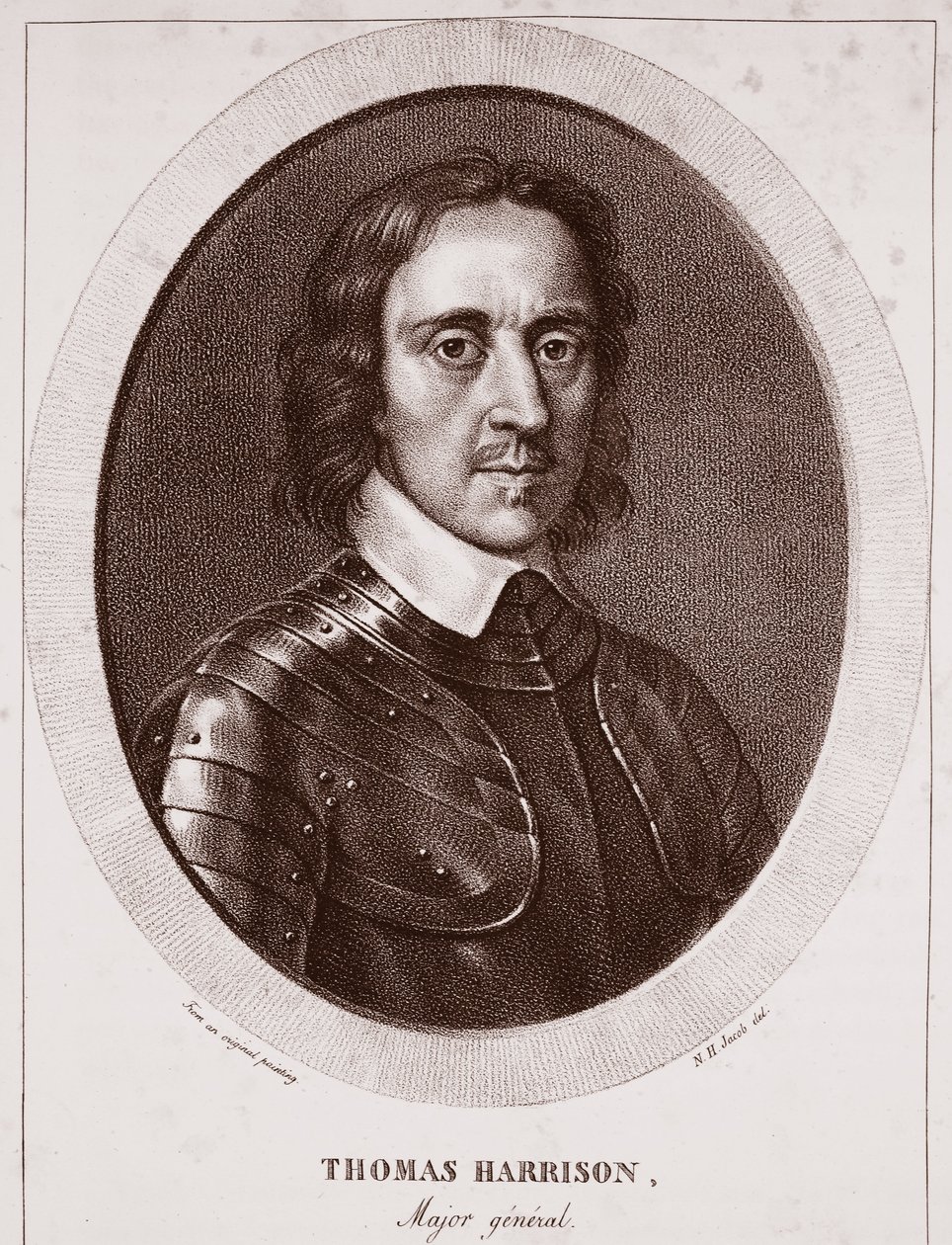 Generał dywizji Thomas Harrison, przypisywany NH Jacobowi, ryty przez de Langlume autorstwa English School