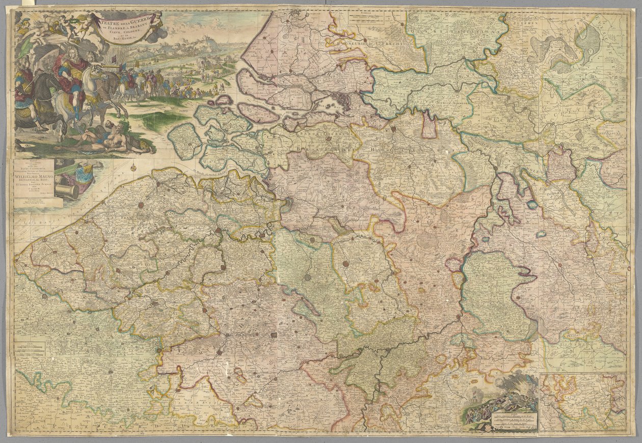 Mapa Belgii autorstwa English School