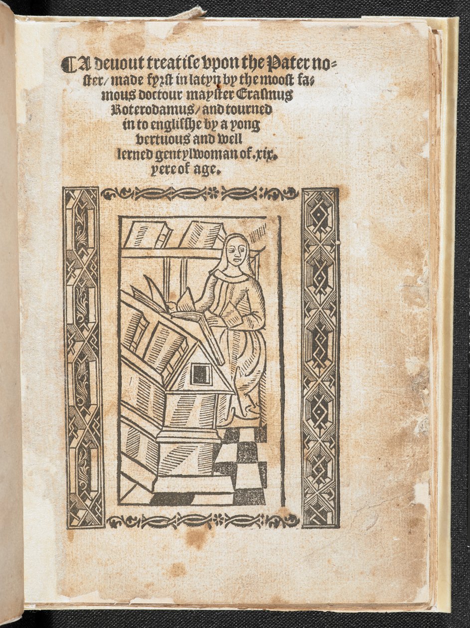 Margaret Roper, z „Pobożnego traktatu o Pater noster” autorstwa English School
