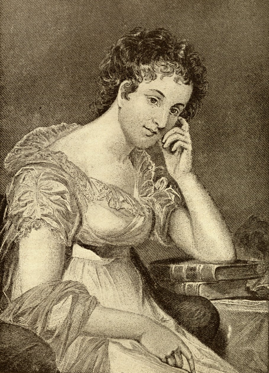Maria Edgeworth (1767-1849) autorstwa English School
