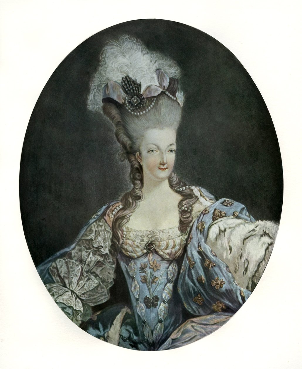 Maria Antonina, królowa Francji (druk) autorstwa English School