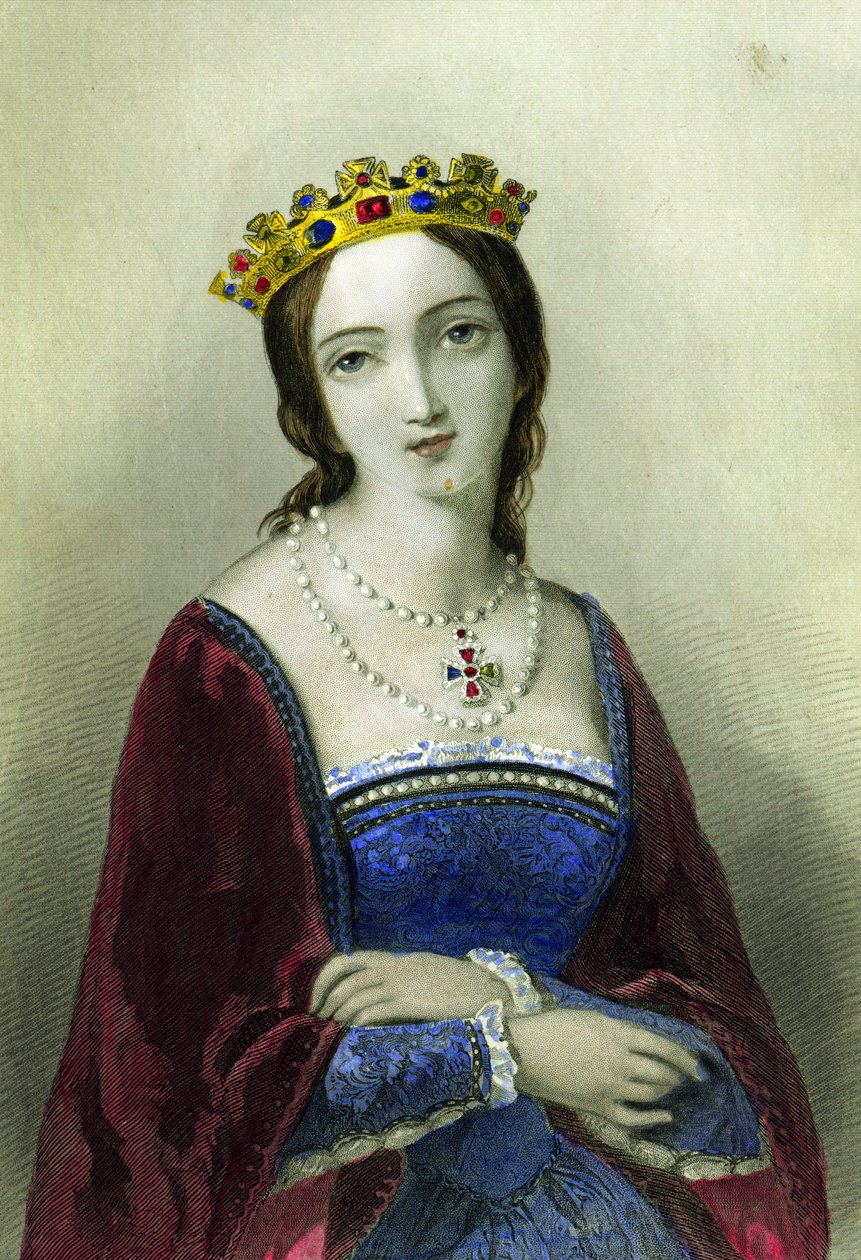 Mary I z Anglii, córka Henryka VIII, wydrukowana przez Henryka G. Bohna, 1856 autorstwa English School