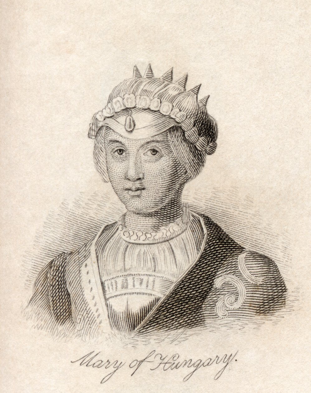 Maria Habsburg, ze „Słownika historycznego Krabba”, 1825 autorstwa English School