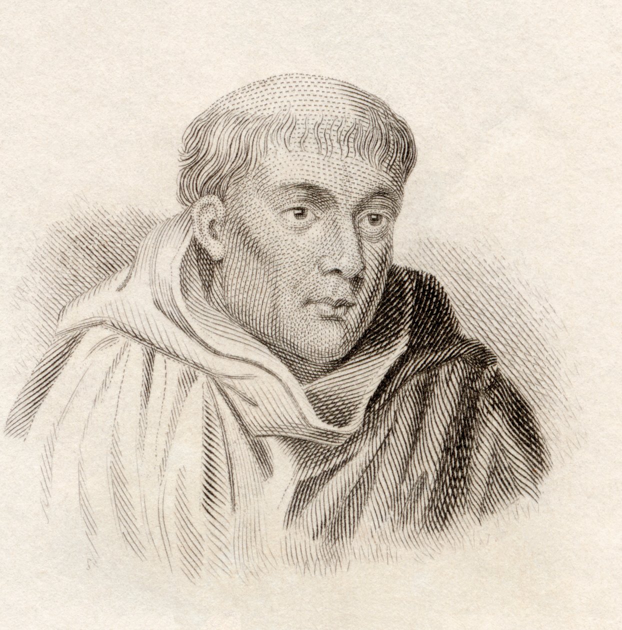 Matthew Paris, z „Słownika historycznego Krabba”, opublikowanego w 1825 r. autorstwa English School