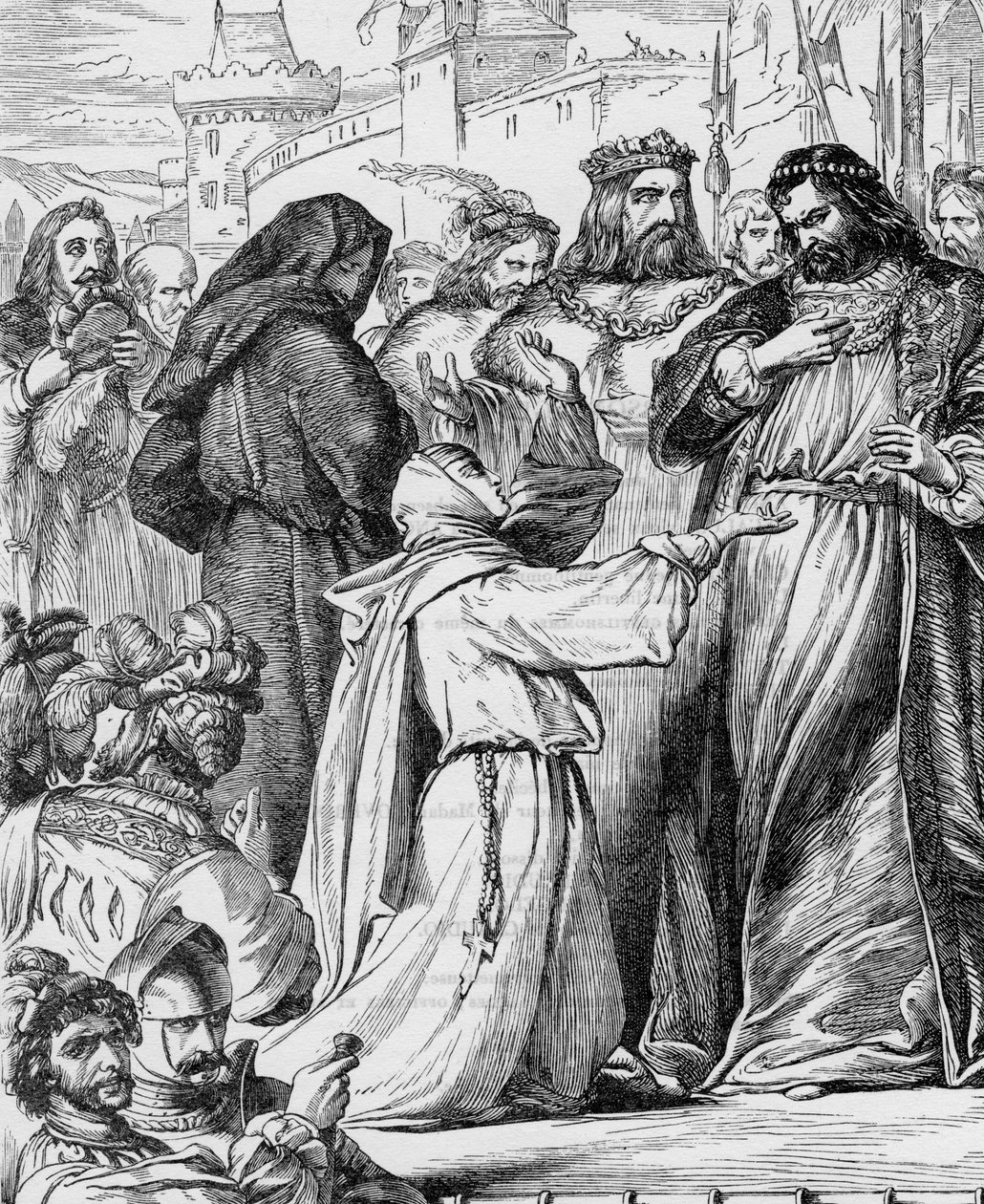 Miarka za miarkę – ilustracja w „” Works complete by William Shakespeare”” 1866 – Ilustracje i ogólna forma tego wydania zapożyczono z ilustrowanego Szekspira Cassella, opublikowanego w Londynie autorstwa English School