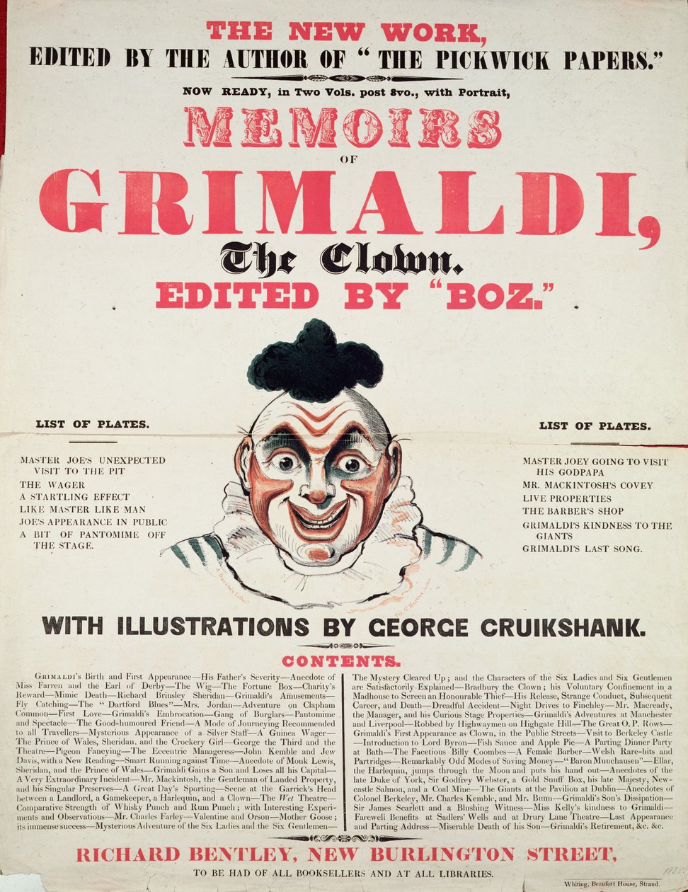 Wspomnienia klauna Grimaldiego, z ilustracjami George