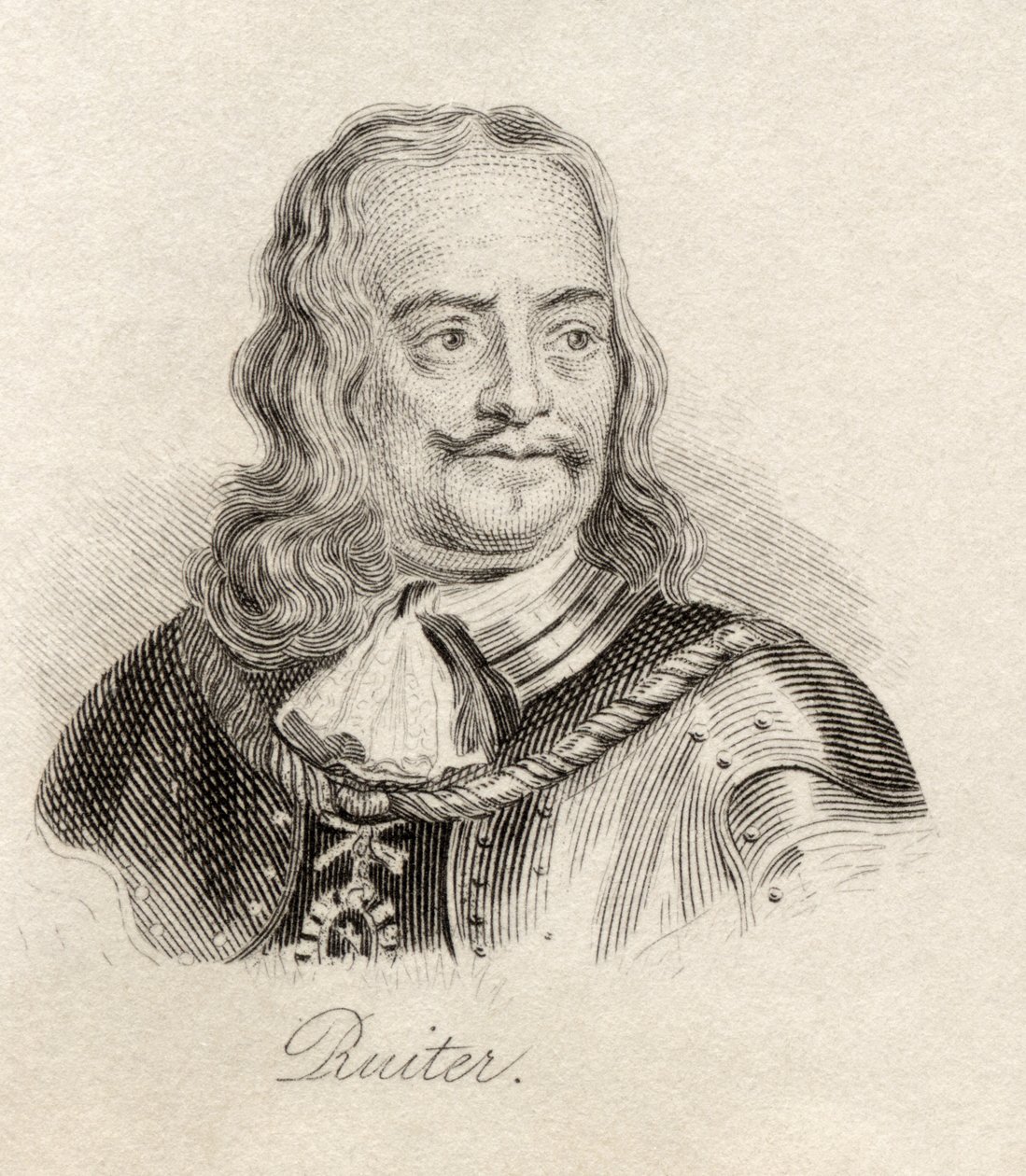 Michiel de Ruyter, ze „Słownika historycznego Krabba”, opublikowanego w 1825 r. autorstwa English School