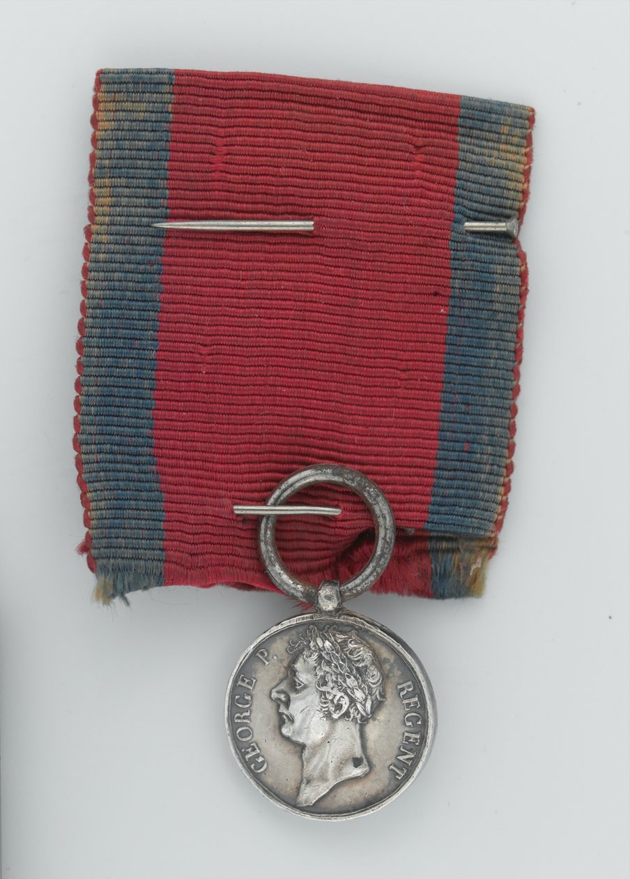 Miniaturowy Medal Waterloo autorstwa English School