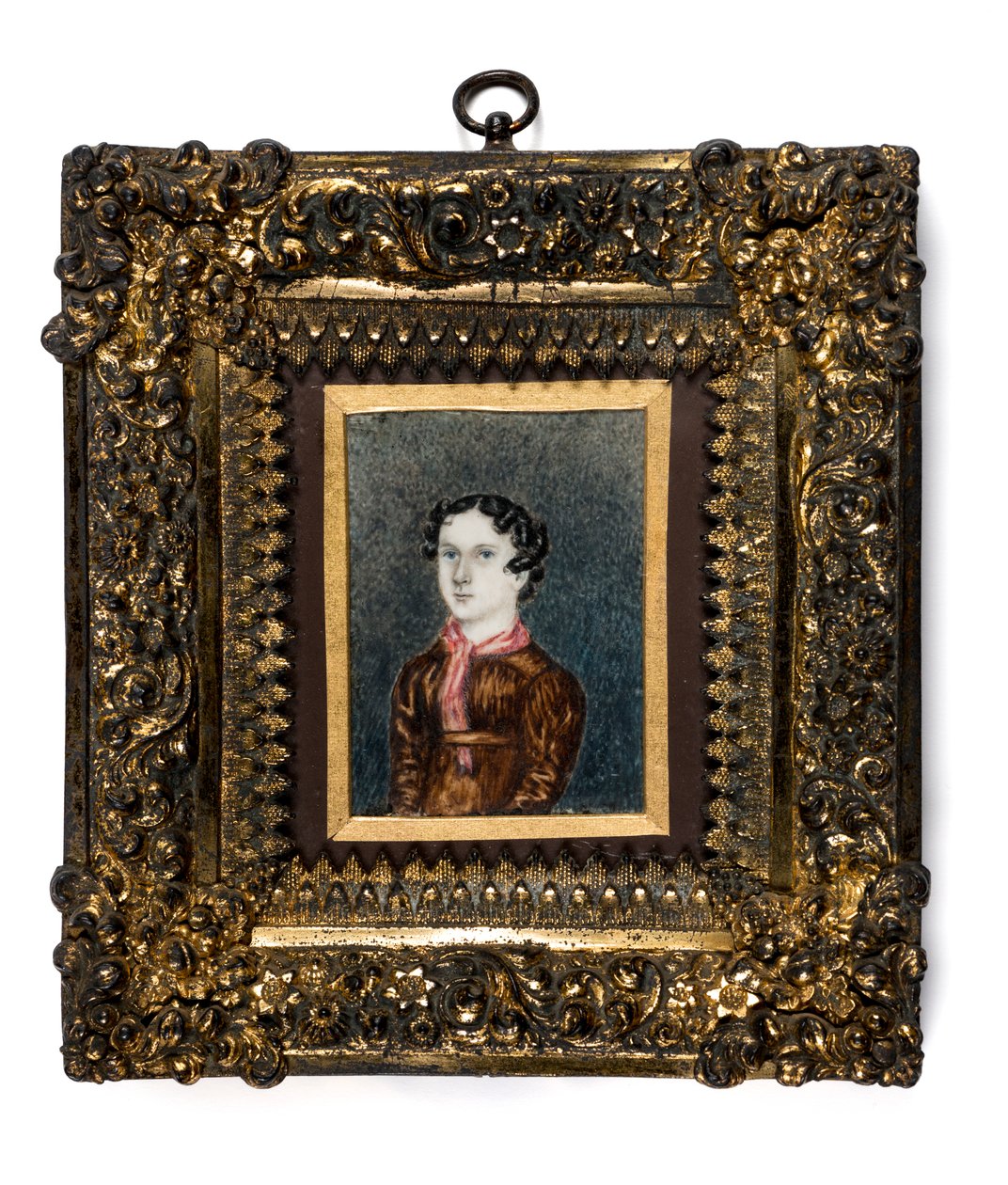 Miniatura Anne Lister z Shibden Hall (akwarela na papierze) autorstwa English School