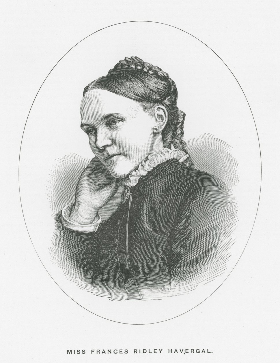 Panna Frances Ridley Havergal (litografia) autorstwa English School