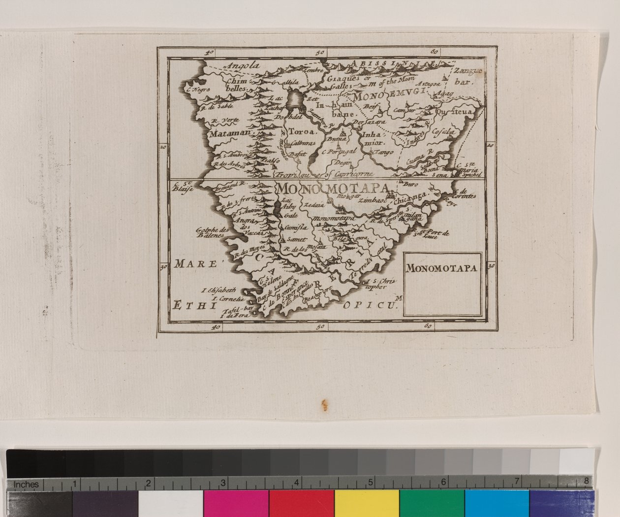 Monomotapa, 1681 autorstwa English School