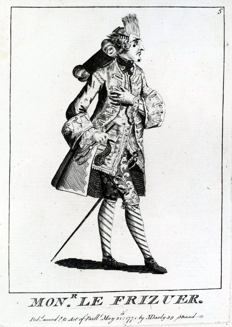 Pon. Fryzer, 1771 autorstwa English School