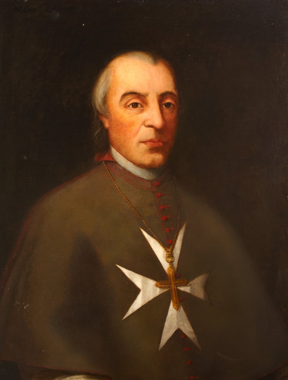 Monsignor Vincenzo Labini, biskup Malty, 1798 autorstwa English School