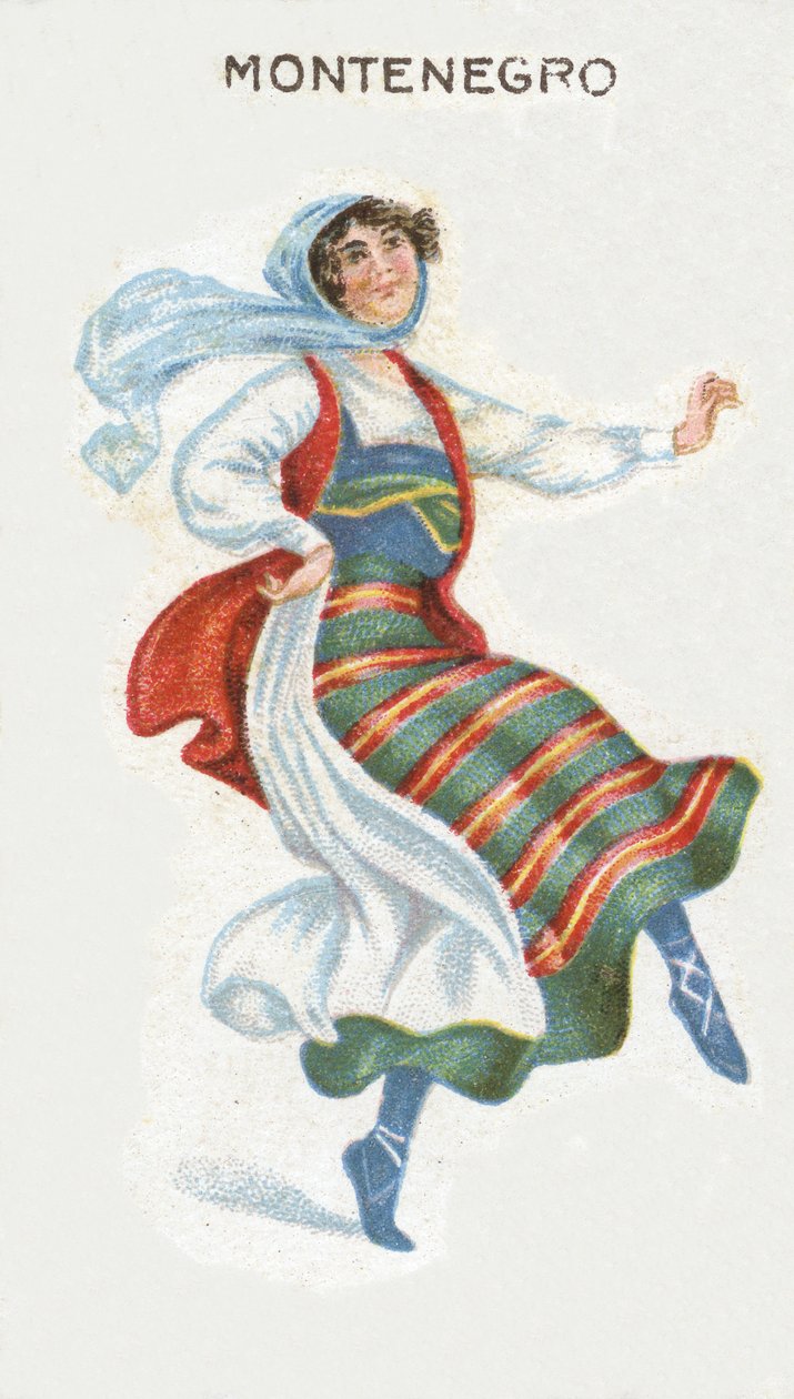 Czarnogóra, 1915 autorstwa English School