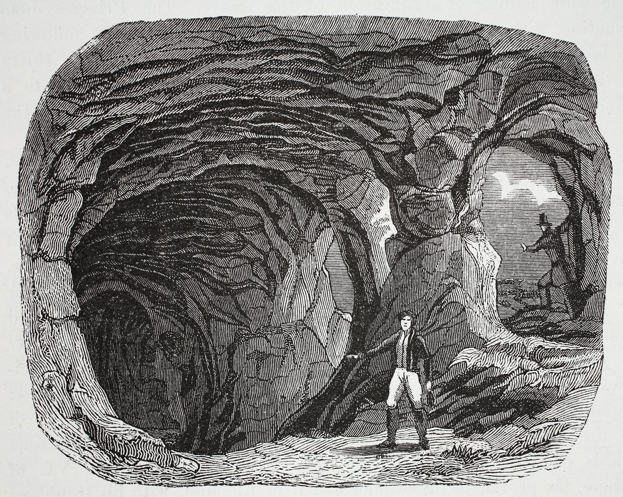 Mortimers Hole, zamek Nottingham autorstwa English School