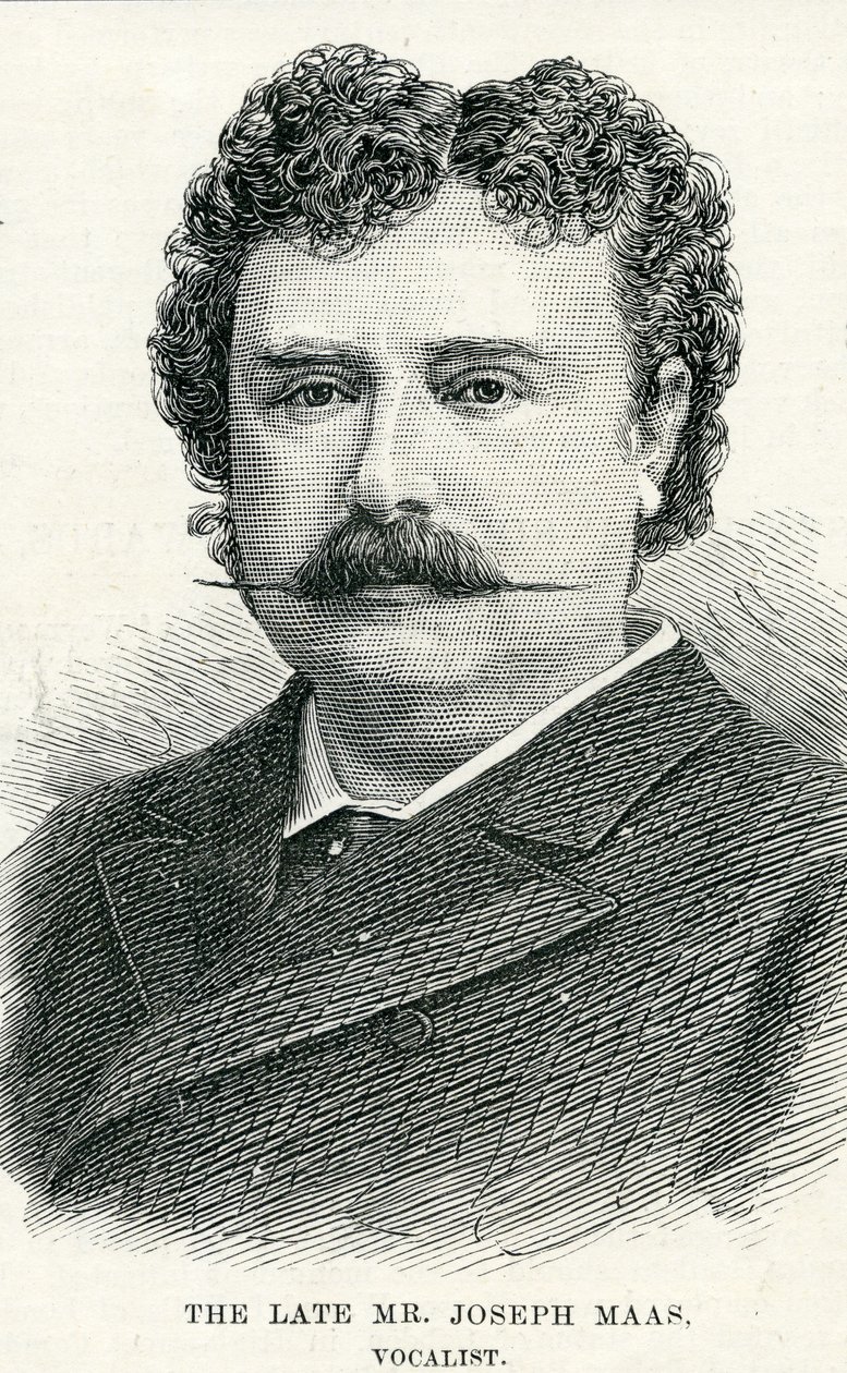 Pan Joseph Maas (1847-1886), Ilustracja do grafiki autorstwa English School