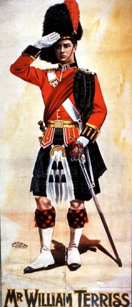 „Pan William Terriss” (1847-97) (kolor lito) autorstwa English School